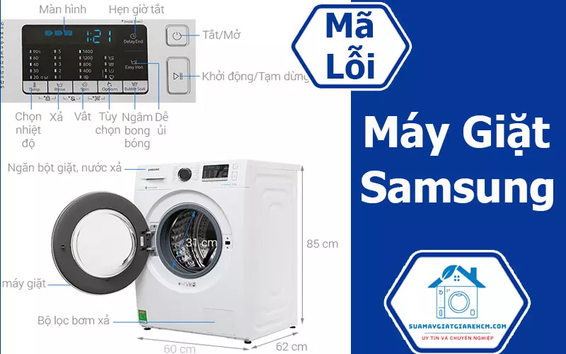 Mã lỗi máy giặt Samsung