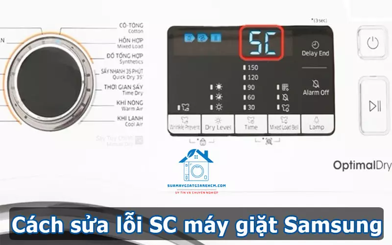 Cách sửa lỗi SC máy giặt Samsung