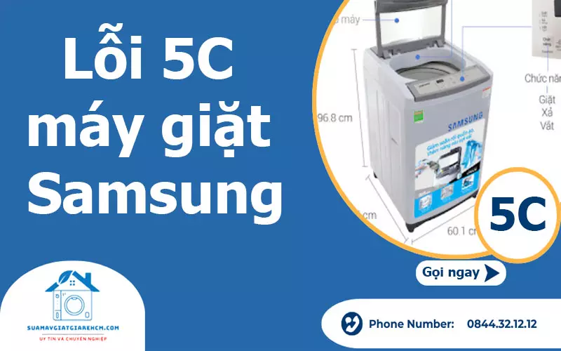 Lỗi 5C máy giặt Samsung