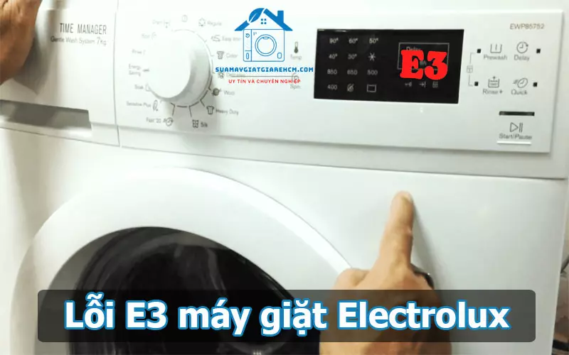 Lỗi E3 máy giặt Electrolux