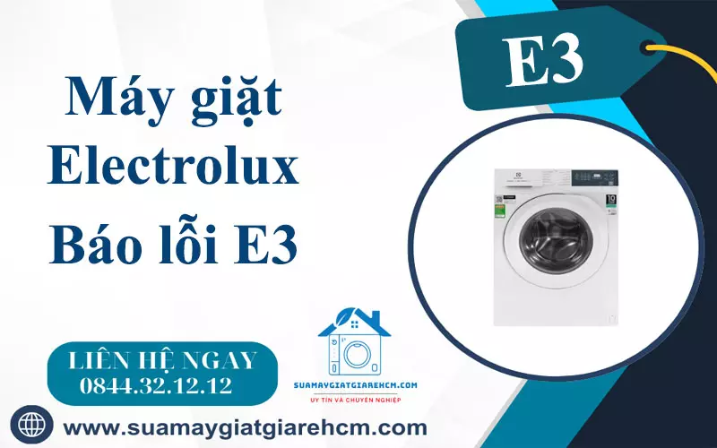 Máy giặt Electrolux báo lỗi E3