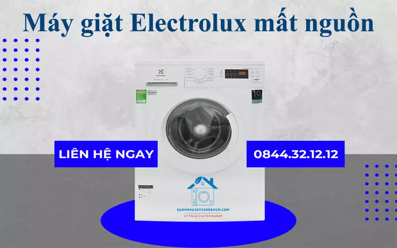 Máy giặt Electrolux mất nguồn