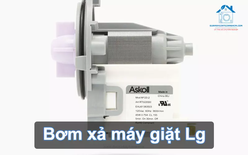Bơm xả máy giặt Lg