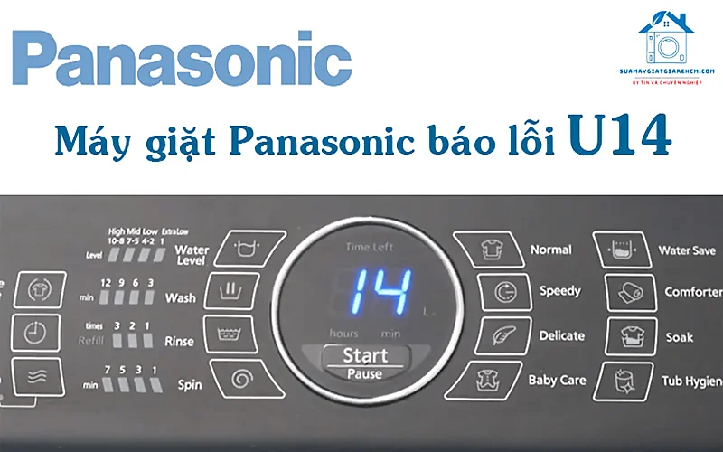 Máy giặt Panasonic báo lỗi U14
