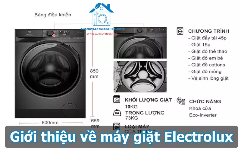Giới thiệu về máy giặt Electrolux