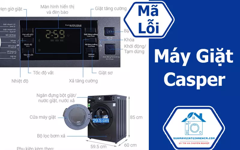 Mã lỗi máy giặt Casper