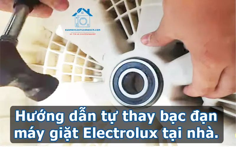 Hướng dẫn tự thay bạc đạn máy giặt Electrolux tại nhà