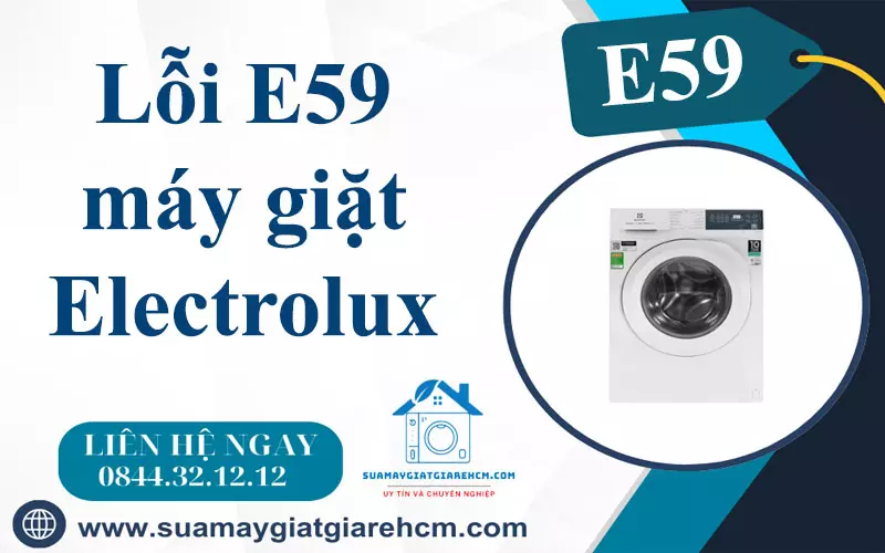 Lỗi E59 máy giặt Electrolux